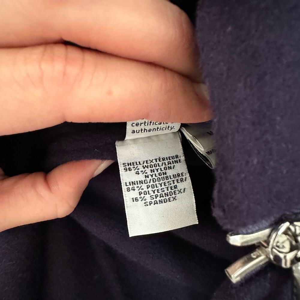 Diane Von Furstenberg 1,2,3 Coat in Royal Navy M - Picture 7 of 15
